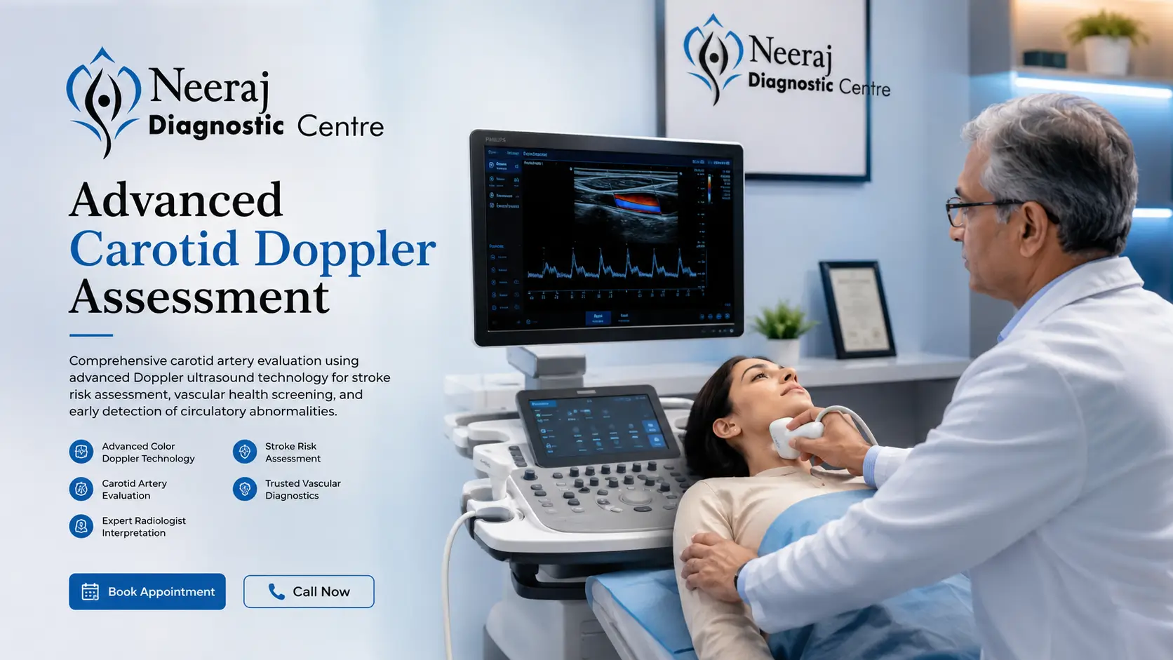 Advanced carotid Doppler assessment care