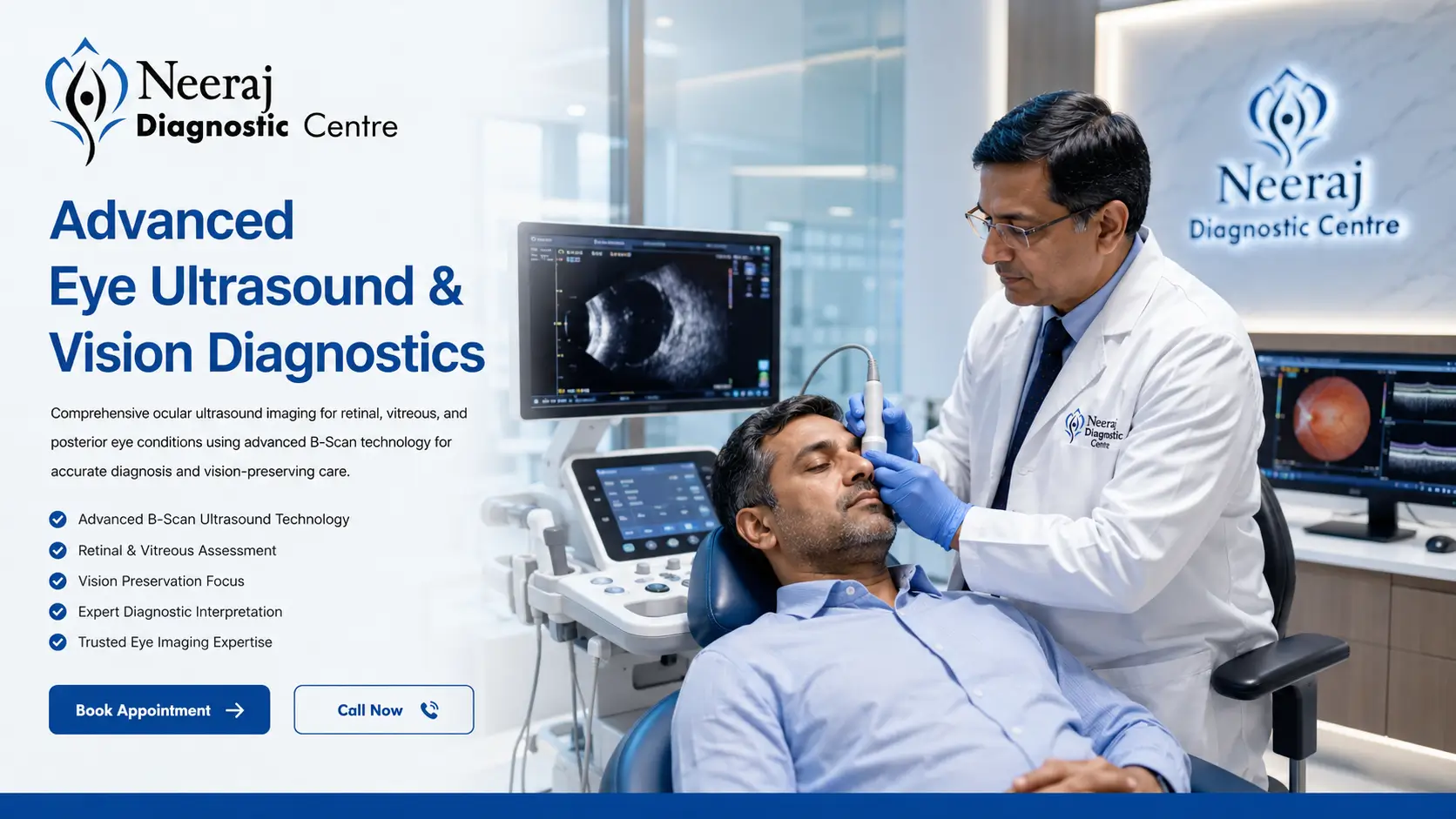 Advanced eye ultrasound diagnostics in clinic