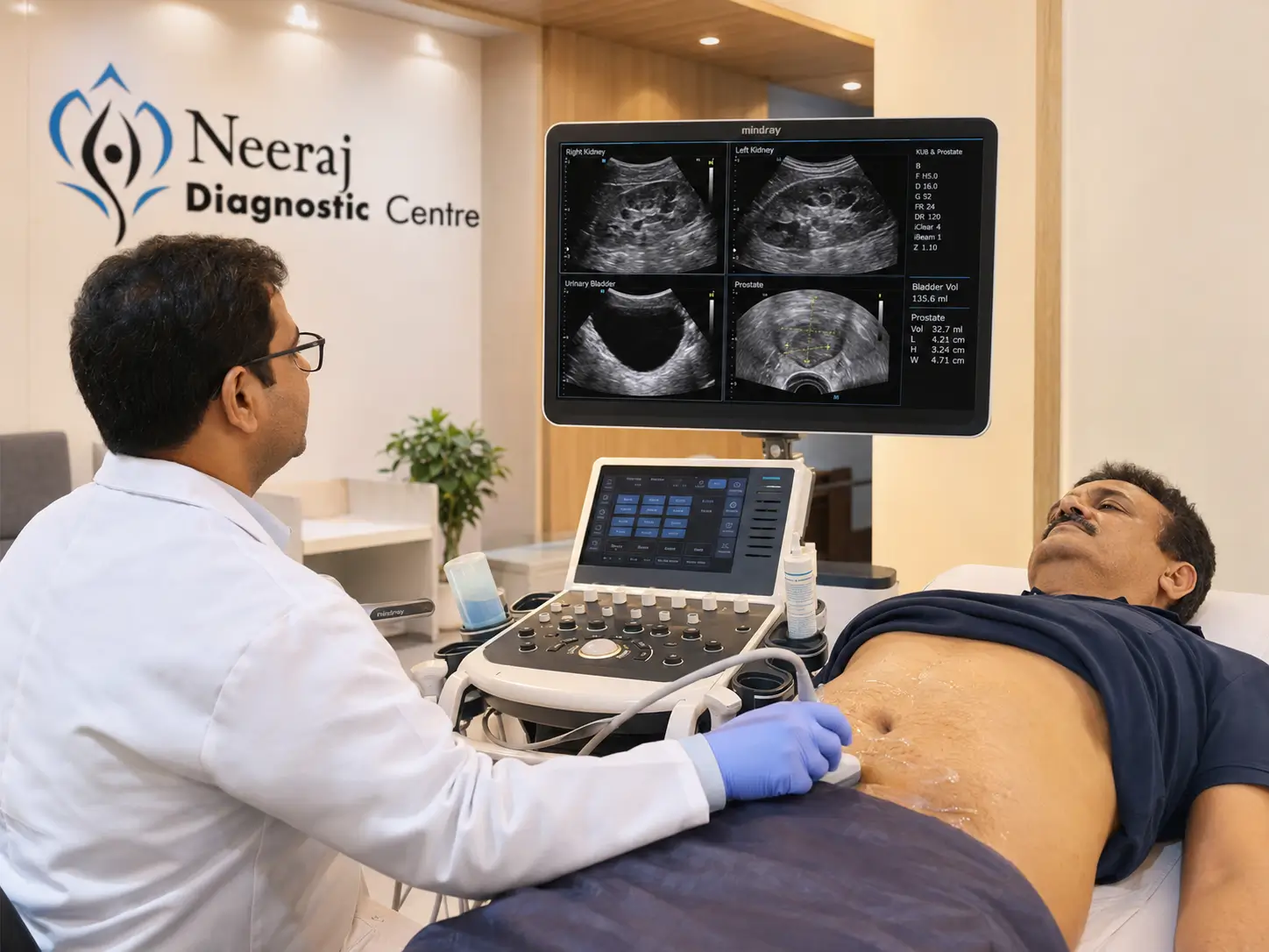 KUB & Prostate Ultrasound at Neeraj Diagnostics