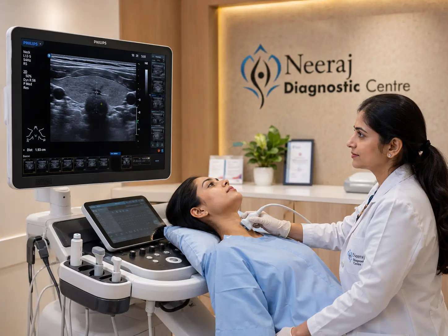 Neck & Thyroid Ultrasound at Neeraj Diagnostic Centre