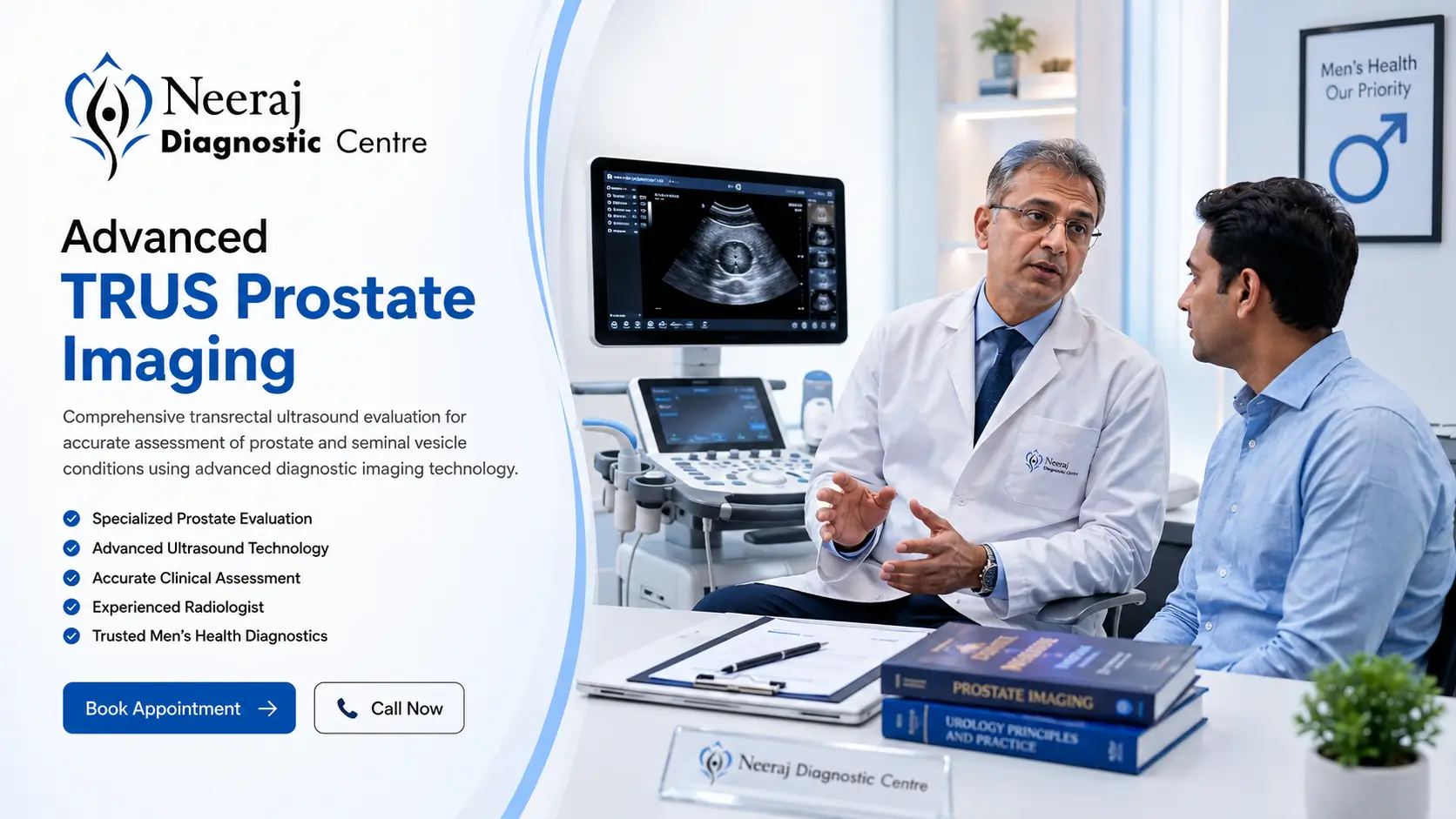 Neeraj Diagnostic Centre prostate imaging promo