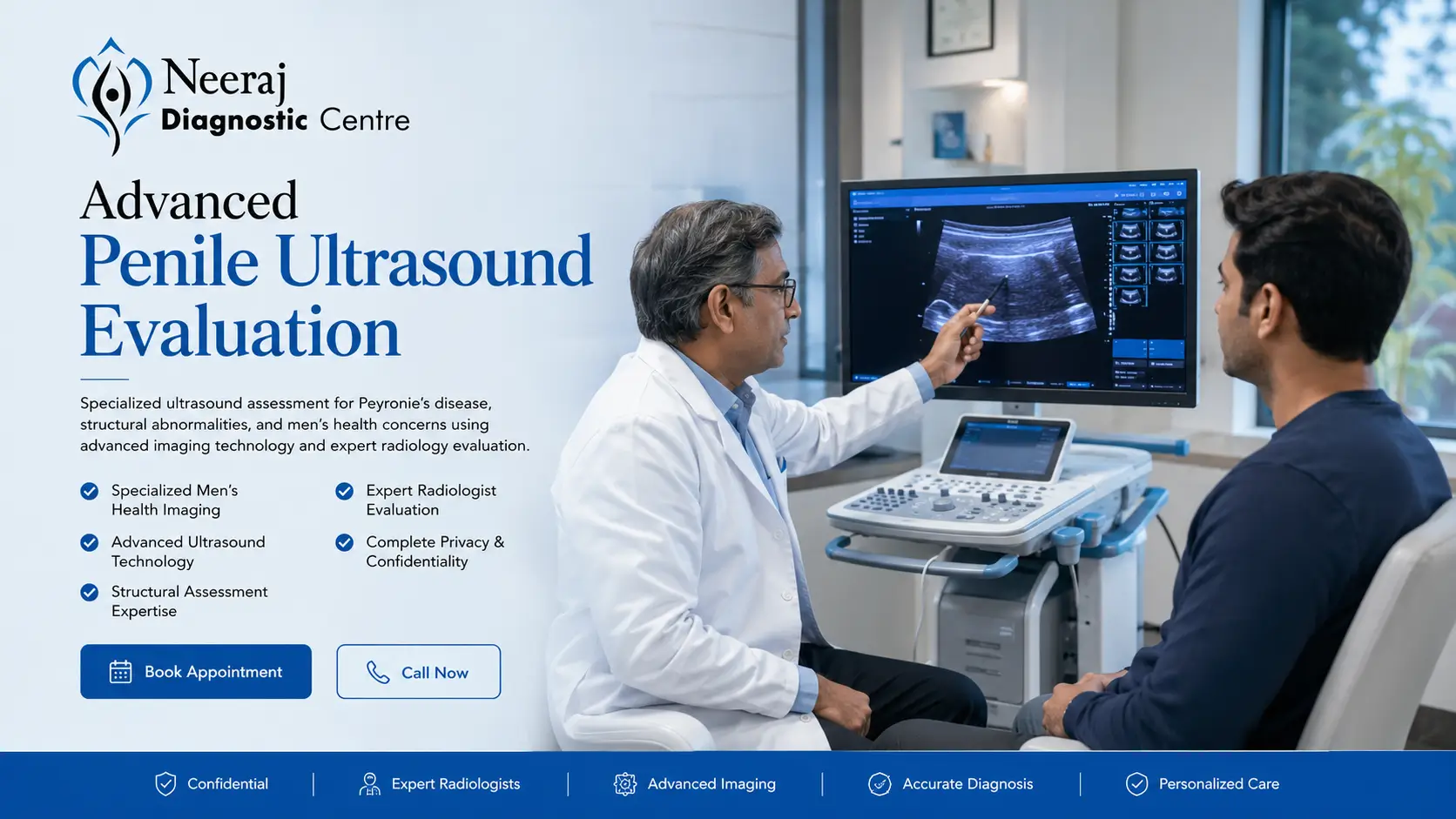 Penile ultrasound evaluation for men's health