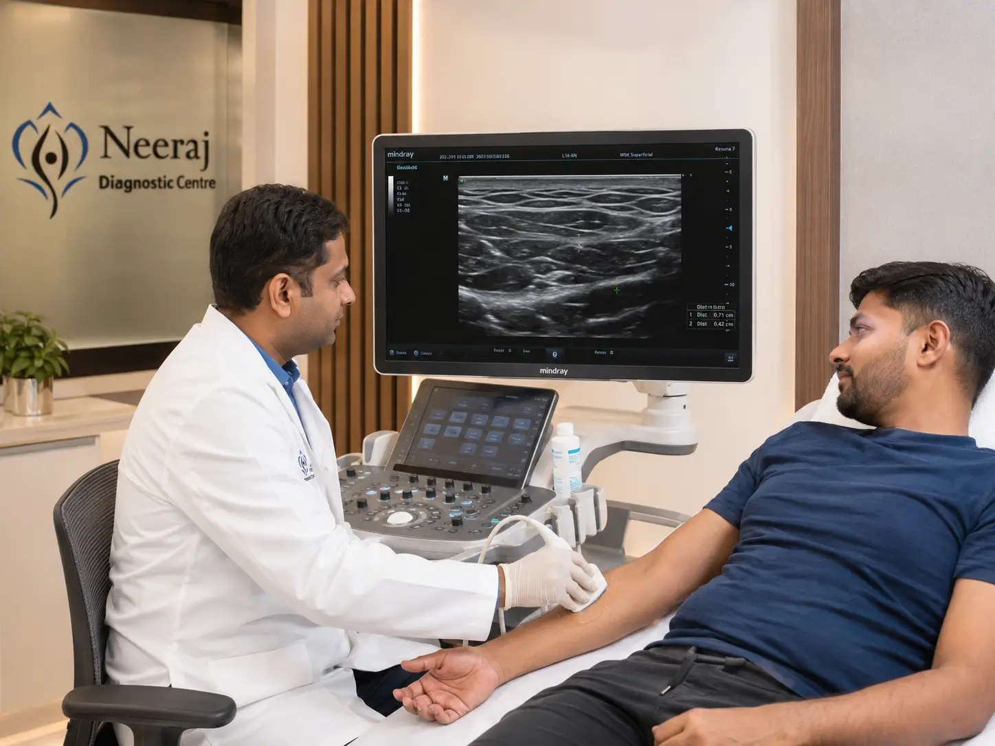 Soft Tissue & Scar Ultrasound Performed at Neeraj Diagnostic Centre